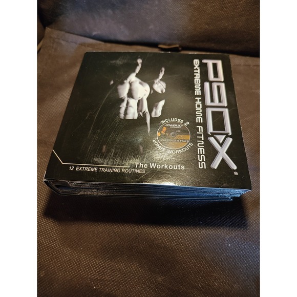 P90X Extreme Home Fitness 13-Disc DVD Workout Set Complete Tony Horton Beachbody - Picture 1 of 4